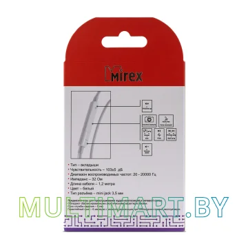 Наушники Mirex SE217A картинка 6